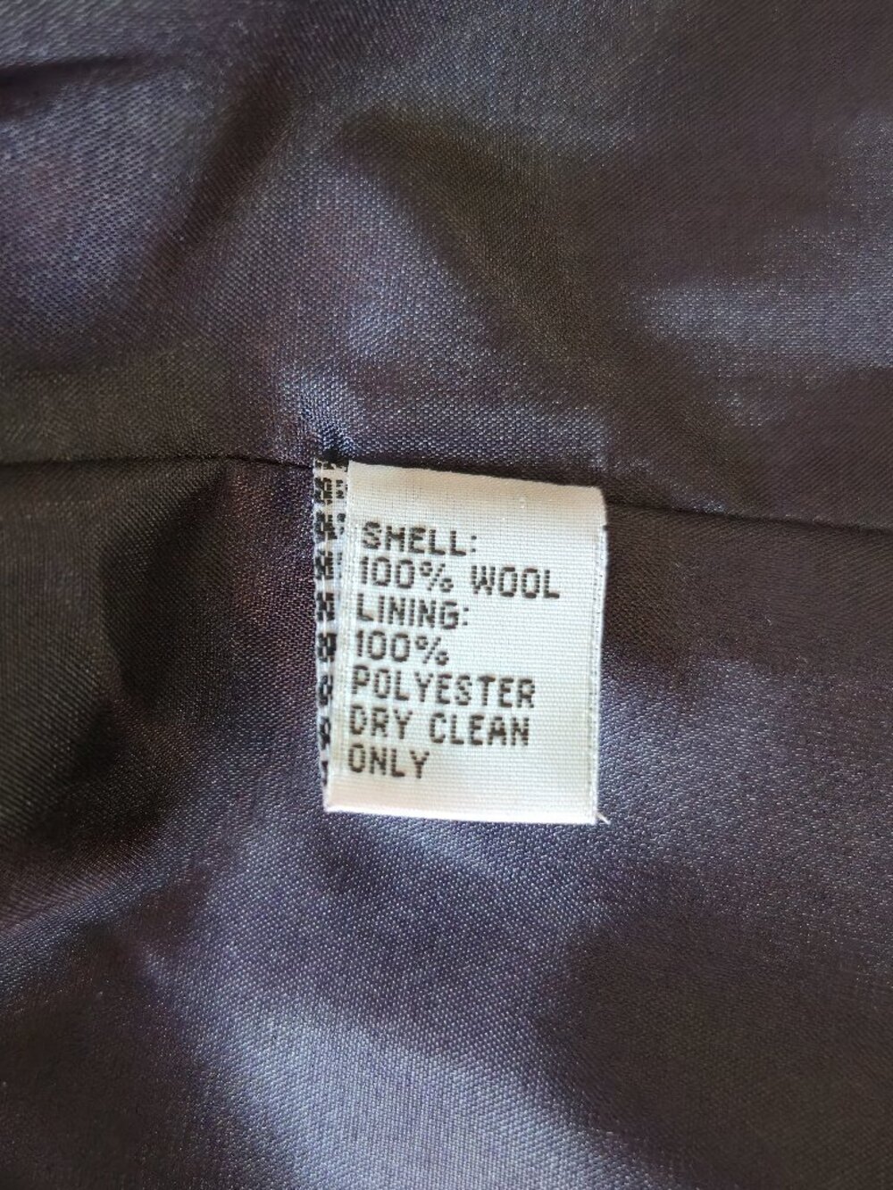 Vintage Talbots Purple 100% Wool Blazer | Made in USA | Size 14 - Picture 9 of 10